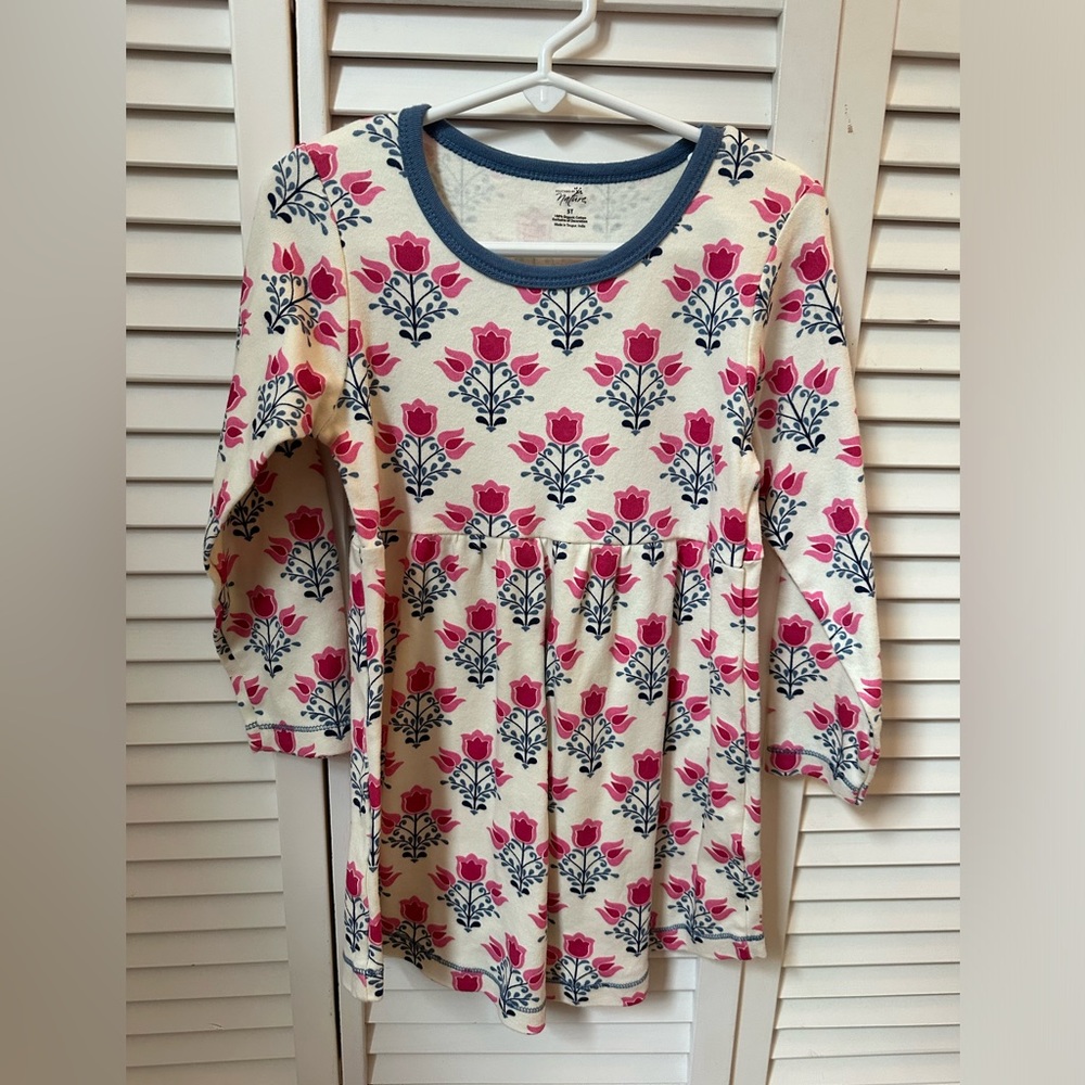 Touched by nature long sleeve dress
